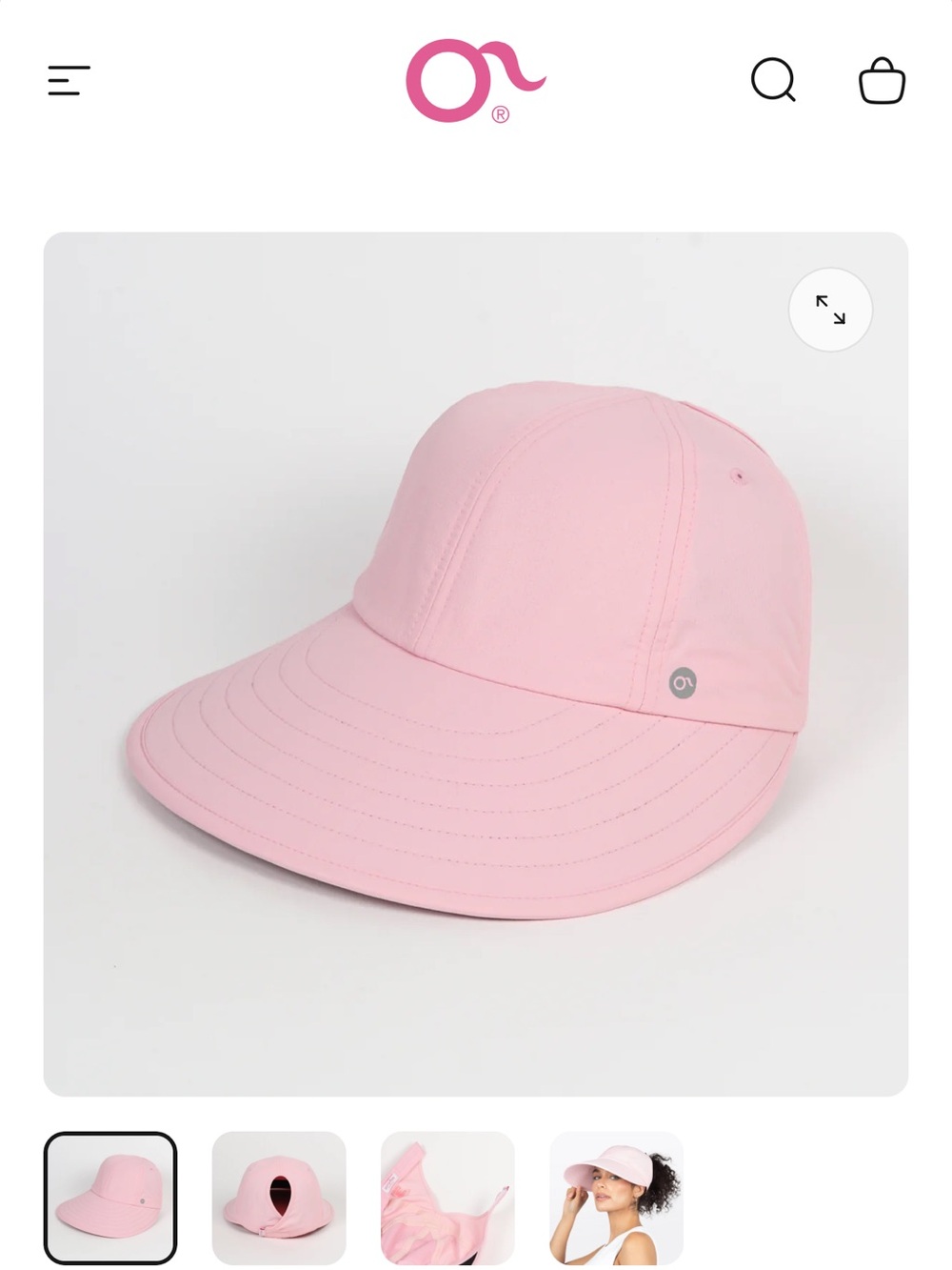 Ponyflo Light Pink Cap